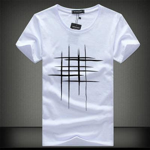 Simple creative design Print cotton T-Shirts